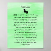 かわいい犬の詩 ポスター (正面)