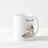 かわいい犬の誕生日お祝い 遊び心あふれるパーティ コーヒー コーヒーマグカップ (正面右)