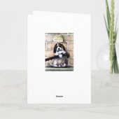 かわいい犬の販売かわいいヴィンテージイラストレーション カード (裏面)