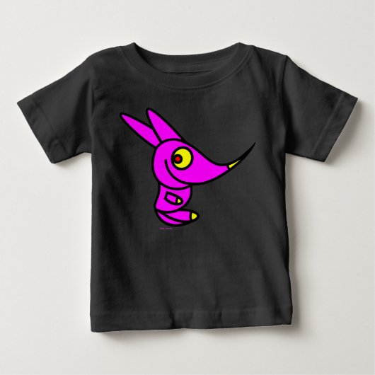 かわいい犬の赤ちゃん服 ベビーTシャツ (正面)