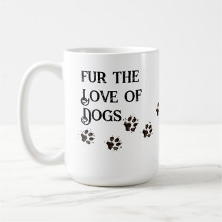 かわいい犬の足跡の引用 コーヒーマグカップ