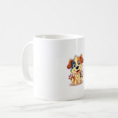 かわいい犬の面白いマグカップ 素敵なギフト コーヒーマグカップ (正面左)