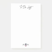 かわいい犬の顔と名前をカスタムする、シンプルパーソナライズされた ポストイット (正面)