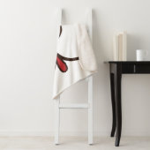 かわいい犬の顔キッズホワイト シェルパブランケット (インサイチュ)