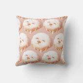 かわいい犬の顔ドーナツ クッション (裏面)