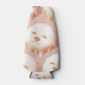 かわいい犬の顔ドーナツ ボトルクーラー (正面)