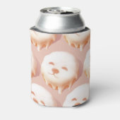 かわいい犬の顔ドーナツ 缶クーラー (缶裏面)