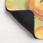 かわいい犬の顔バーガーパターン マウスパッド (コーナー)