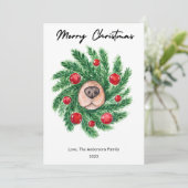 かわいい犬の鼻 ペット 犬好き クリスマス フラット (スタンド正面)