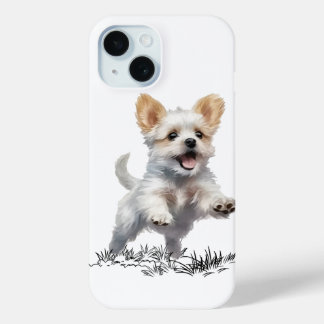 かわいい犬のiPhone 15ケース - スタイリッシュな携帯ケース for iPhone 15ケース