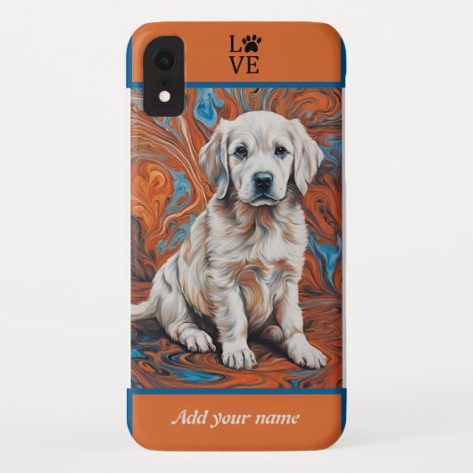 かわいい犬のiPhone / iPadケース Case-Mate iPhoneケース (裏面)