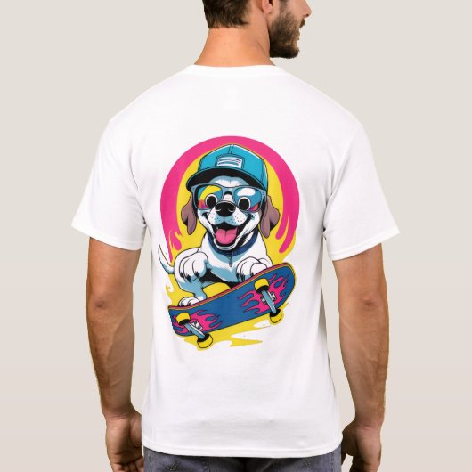 かわいい犬のTシャツ – 愛犬家に最適な贈り物 Tシャツ (裏面)