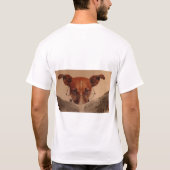 かわいい犬のTシャツ、愛犬家のギフト Tシャツ (裏面)
