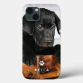 かわいい犬や猫の写真 – 前足と名前 Case-Mate iPhoneケース (裏面)