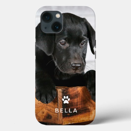 かわいい犬や猫の写真 – 前足と名前 Case-Mate iPhoneケース (裏面)