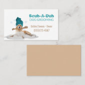 かわいい犬を飼うタオルペットグルーミング|過去記事 名刺 (正面/裏面)