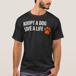 かわいい犬を飼おう 命を救おう 国際犬の日 Tシャツ
