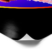 かわいい犬カラフルの虹 ポスター (コーナー)