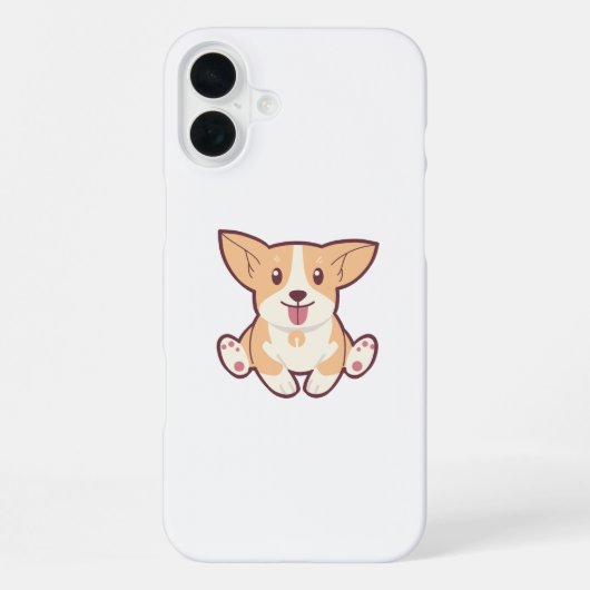 かわいい犬コレクション iPhoneケース (裏面)