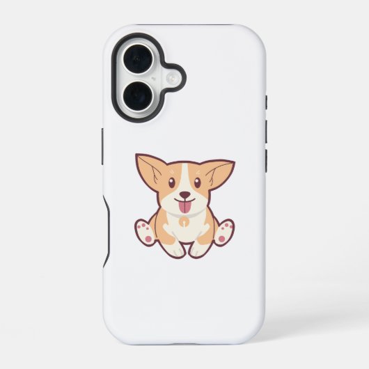 かわいい犬コレクション iPhone 16ケース (裏面)