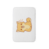 かわいい犬シバ バスマット (正面縦)