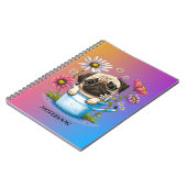 かわいい犬スパイラル写真帳 ノートブック (左側)