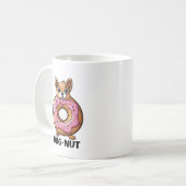 かわいい犬ドーナツ コーヒーマグカップ (正面左)