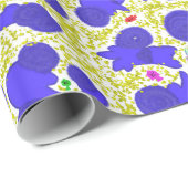 かわいい犬ハヌカー包装紙 ラッピングペーパー (ロールコーナー)