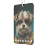 かわいい犬フォトカーエアコン カーエアーフレッシュナー (左)