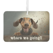 かわいい犬フォトカーエアコン カーエアーフレッシュナー (裏面)