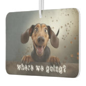 かわいい犬フォトカーエアコン カーエアーフレッシュナー (左)