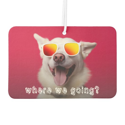 かわいい犬フォトカーエアコン カーエアーフレッシュナー (裏面)