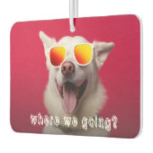 かわいい犬フォトカーエアコン カーエアーフレッシュナー (左)