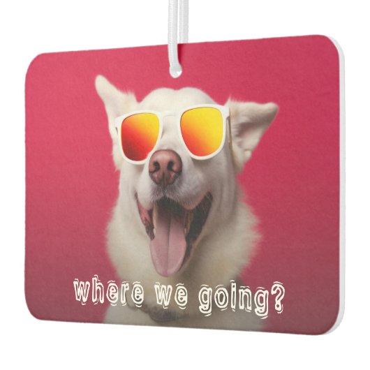 かわいい犬フォトカーエアコン カーエアーフレッシュナー (左)