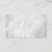 かわいい犬ペットグルーミングサービス名刺 名刺 (裏面)