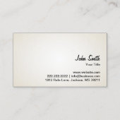 かわいい犬ペットケアビジネスカード 名刺 (裏面)