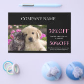 かわいい犬ペットシッター動物シッターのペットトリマー チラシ (シングル)