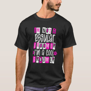 かわいい犬ペットネコトリマーグルーミングサロンシアーズポー Tシャツ