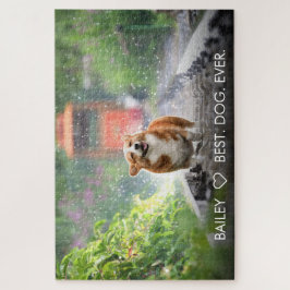 かわいい犬ペットフォトパーソナライズされたカスタムペット人形 ジグソーパズル