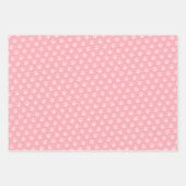 かわいい犬ママハートタトゥーとパワプリントパターン ラッピングペーパーシート (正面3)