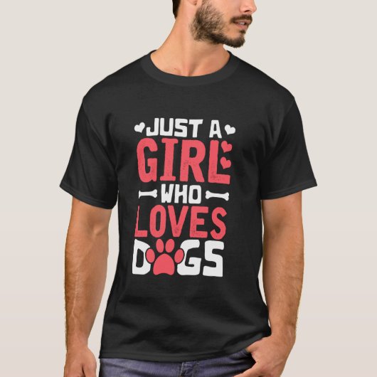 かわいい犬ママ女性犬 Tシャツ (正面)