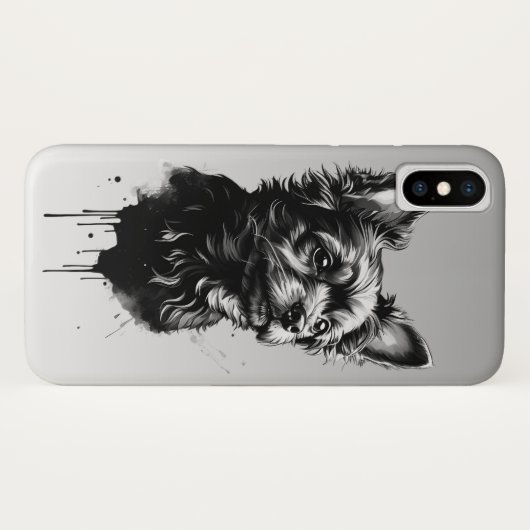 かわいい犬好きの贈り物 Case-Mate iPhoneケース (裏面(横))