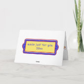 かわいい犬猫年齢特定おもしろいハッピーバースデー カード (裏面)