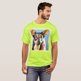 「かわいい犬」かわいい写真。買今 Tシャツ