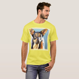 「かわいい犬」かわいい写真。買今 Tシャツ