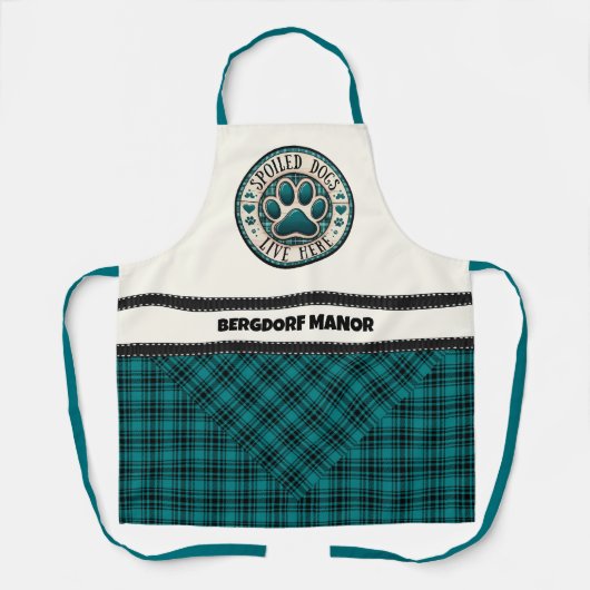 かわいい犬 エプロン (正面)