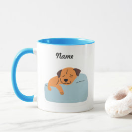 かわいい犬 オーダーメイド名前 マグカップ