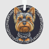 かわいい犬 オーナメント (裏面)