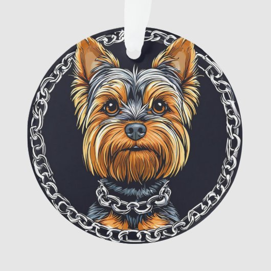 かわいい犬 オーナメント (正面)