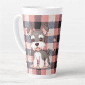 かわいい犬 カフェラテマグ (左アングル)